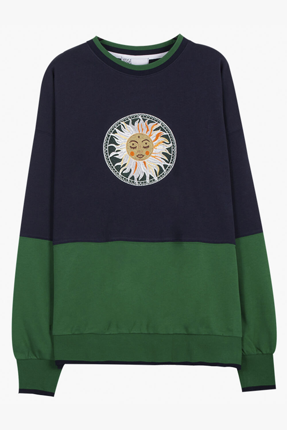 Sun Goddess Embroidery Sweatshirt