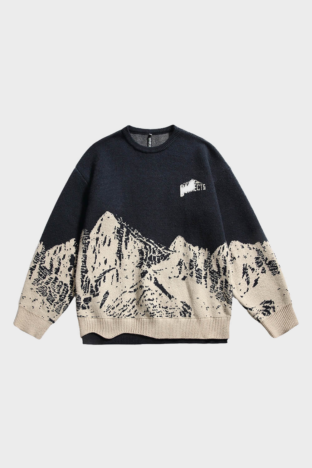 That Year That Mountain Contrast Sweater