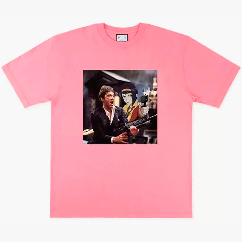 Tony Montana and Faye Valentine Anime T-Shirt Scarface