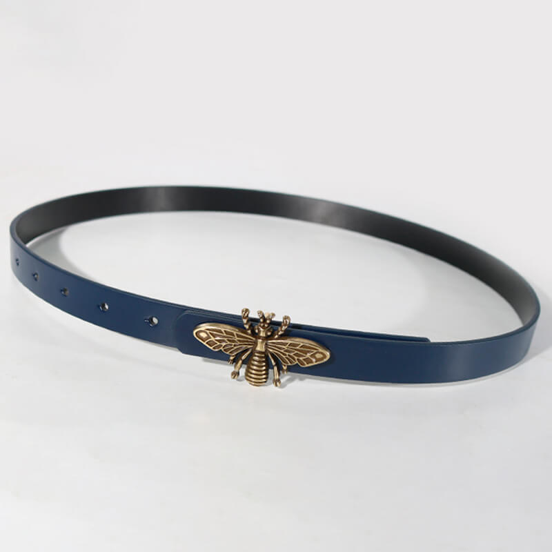 Vintage Bee With Wings Buckle Belt