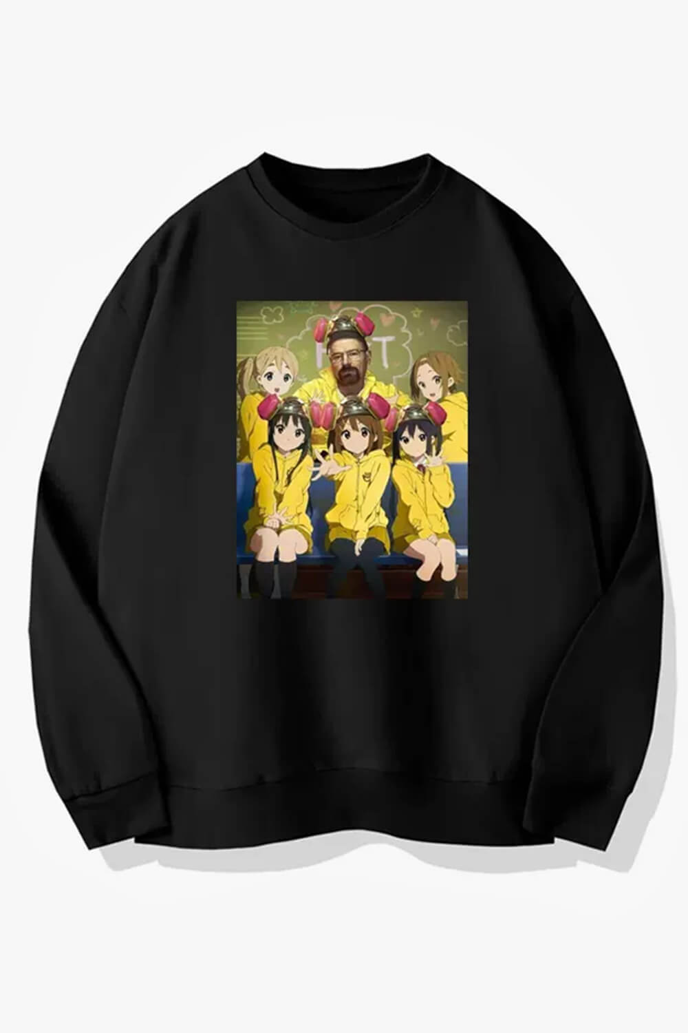 Walter White and K-On Girls Anime Sweatshirt Breaking Bad