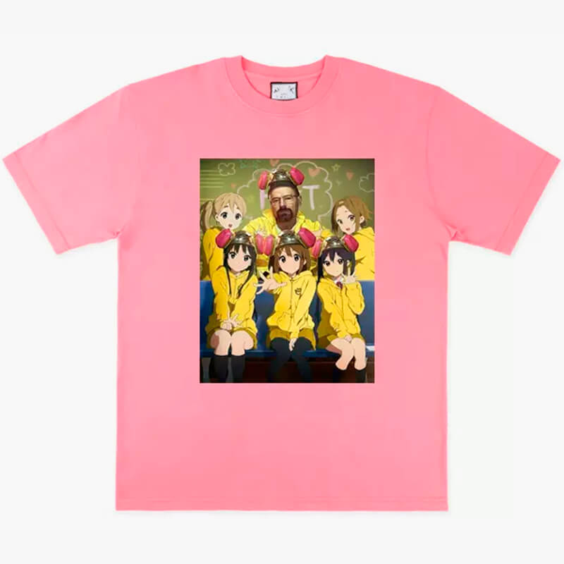 Walter White and K-On Girls Anime T-Shirt Breaking Bad