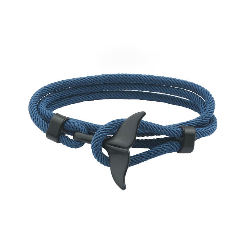 Whale Tail Aesthetic Rope Bracelet