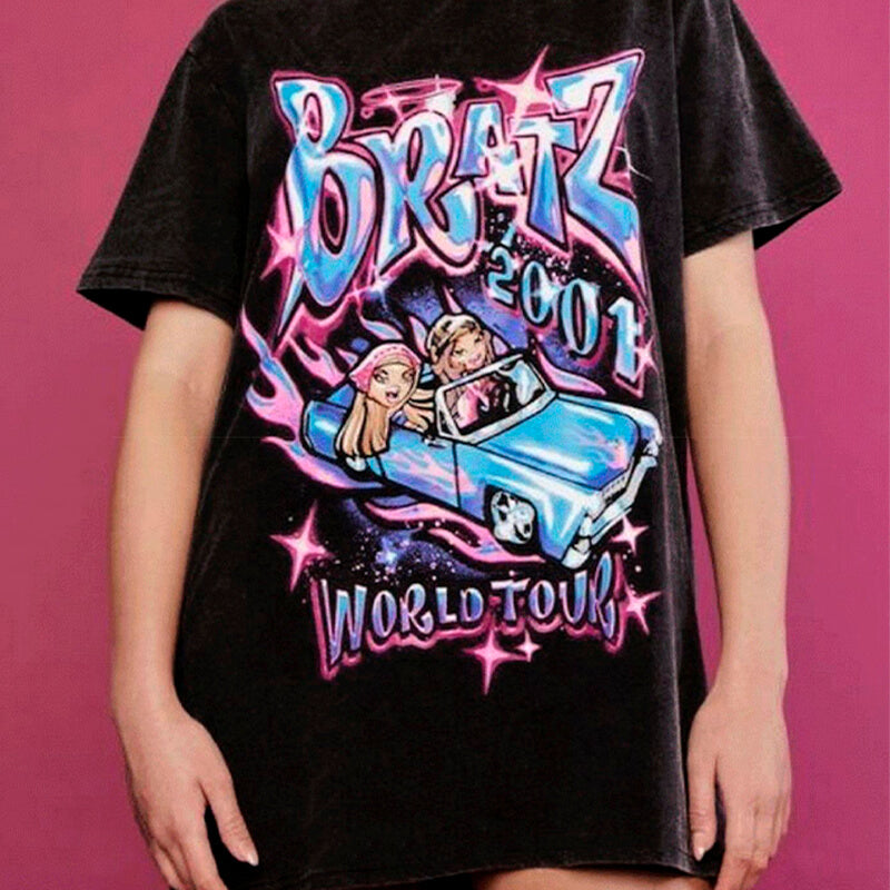 Y2K Aesthetic T-Shirt Bratz World Tour